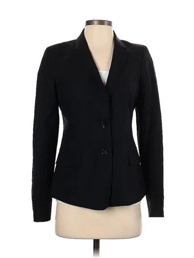 Pre-owned Banana Republic Wool Blazer Jacket In Black