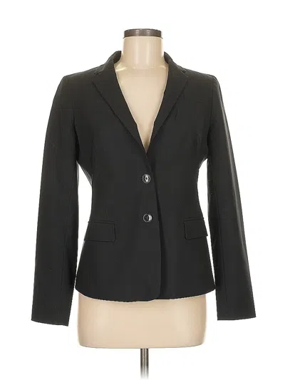 Pre-owned Banana Republic Wool Blazer Jacket In Black