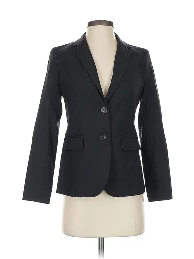 Pre-owned Banana Republic Wool Blazer Jacket In Black