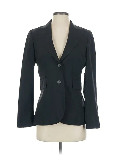Pre-owned Banana Republic Wool Blazer Jacket In Black