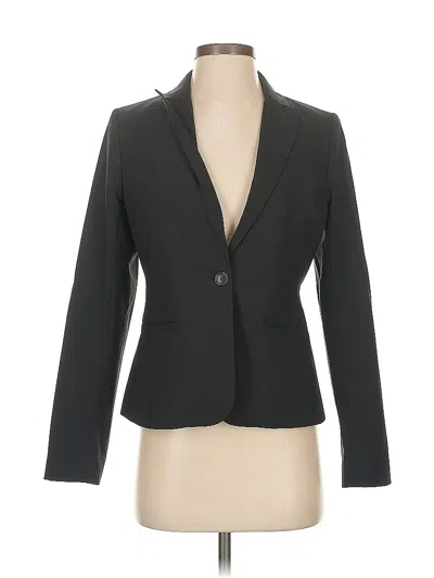 Pre-owned Banana Republic Wool Blazer Jacket In Black