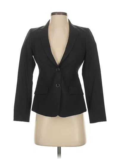 Pre-owned Banana Republic Wool Blazer Jacket In Black