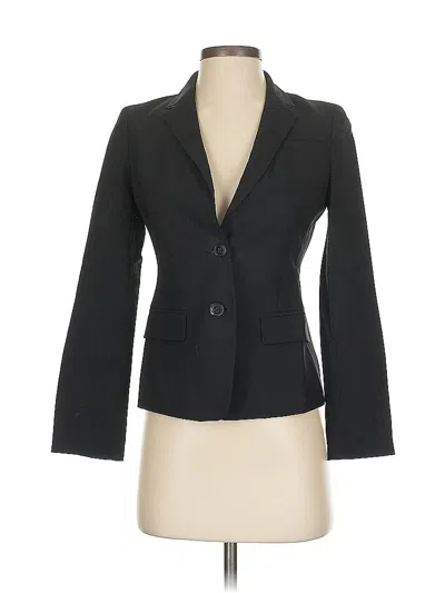 Pre-owned Banana Republic Wool Blazer Jacket In Black