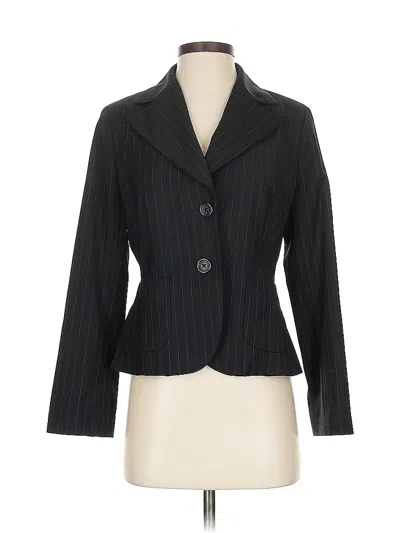 Pre-owned Banana Republic Wool Blazer Jacket In Black