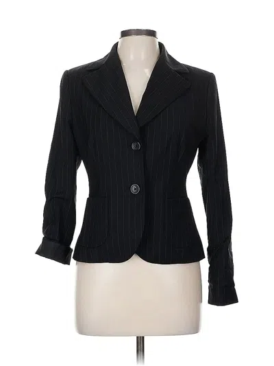 Pre-owned Banana Republic Wool Blazer Jacket In Black