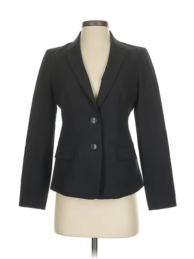 Pre-owned Banana Republic Wool Blazer Jacket In Black