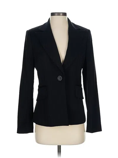Pre-owned Banana Republic Wool Blazer Jacket In Black