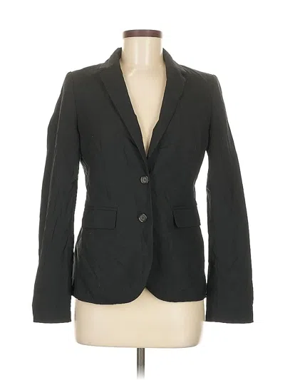Pre-owned Banana Republic Wool Blazer Jacket In Black