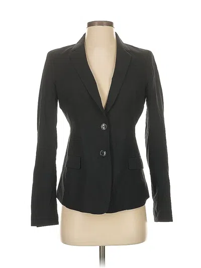 Pre-owned Banana Republic Wool Blazer Jacket In Black