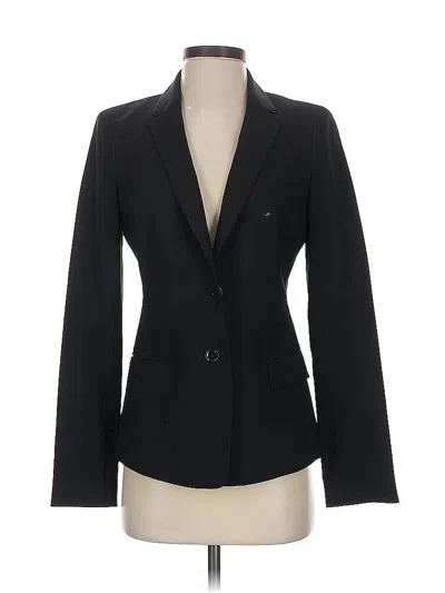 Pre-owned Banana Republic Wool Blazer Jacket In Black