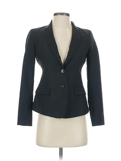 Pre-owned Banana Republic Wool Blazer Jacket In Black