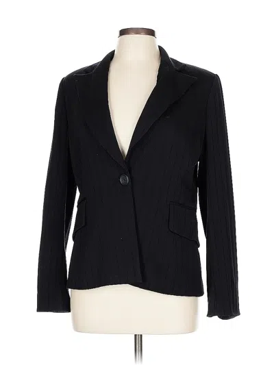 Pre-owned Banana Republic Wool Blazer Jacket In Black