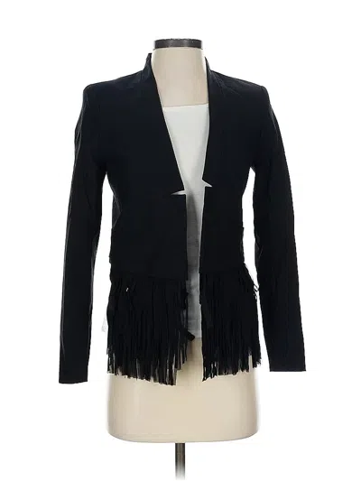 Pre-owned Banana Republic Wool Blazer Jacket In Black