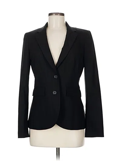 Pre-owned Banana Republic Wool Blazer Jacket In Black