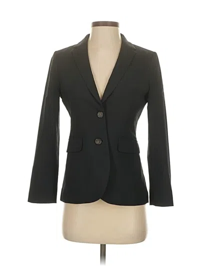 Pre-owned Banana Republic Wool Blazer Jacket In Black