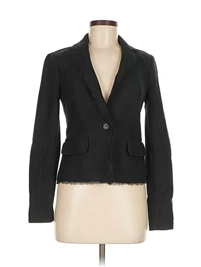 Pre-owned Banana Republic Wool Blazer Jacket In Black