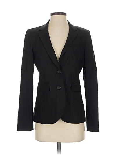 Pre-owned Banana Republic Wool Blazer Jacket In Black