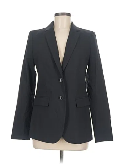 Pre-owned Banana Republic Wool Blazer Jacket In Black