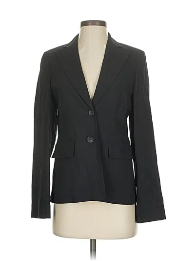 Pre-owned Banana Republic Wool Blazer Jacket In Black