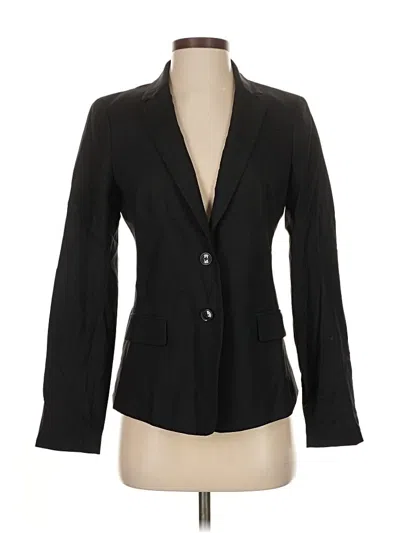 Pre-owned Banana Republic Wool Blazer Jacket In Black