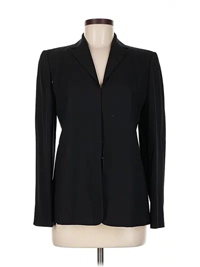 Pre-owned Banana Republic Wool Blazer Jacket In Black