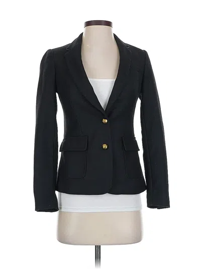 Pre-owned Banana Republic Wool Blazer Jacket In Black