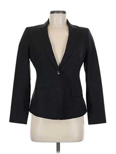 Pre-owned Banana Republic Wool Blazer Jacket In Black