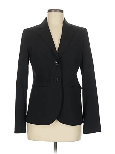 Pre-owned Banana Republic Wool Blazer Jacket In Black