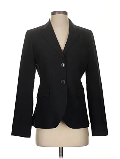 Pre-owned Banana Republic Wool Blazer Jacket In Black
