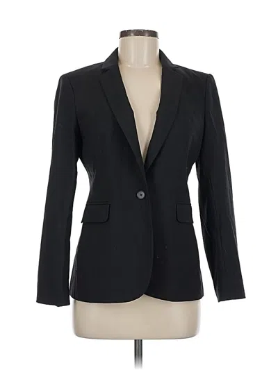 Pre-owned Banana Republic Wool Blazer Jacket In Black