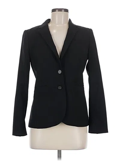 Pre-owned Banana Republic Wool Blazer Jacket In Black