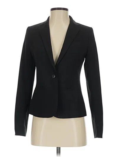 Pre-owned Banana Republic Wool Blazer Jacket In Black