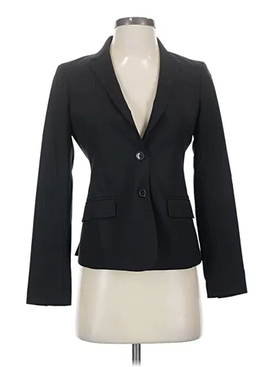 Pre-owned Banana Republic Wool Blazer Jacket In Black