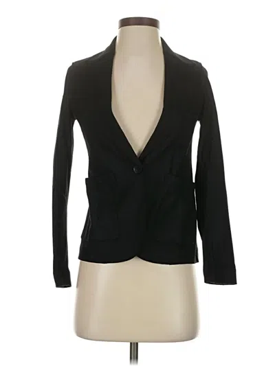 Pre-owned Banana Republic Wool Blazer Jacket In Black