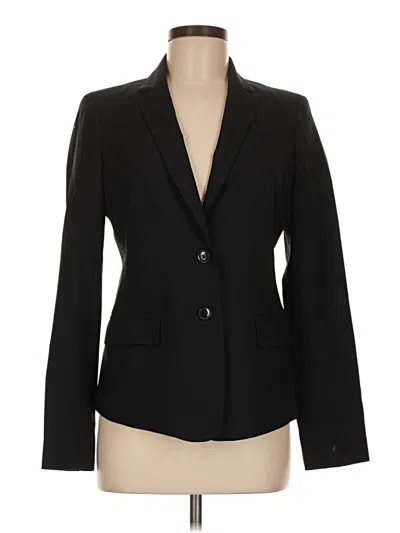 Pre-owned Banana Republic Wool Blazer Jacket In Black