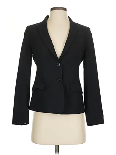 Pre-owned Banana Republic Wool Blazer Jacket In Black
