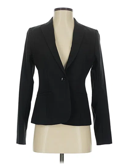 Pre-owned Banana Republic Wool Blazer Jacket In Black
