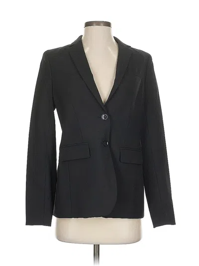 Pre-owned Banana Republic Wool Blazer Jacket In Black