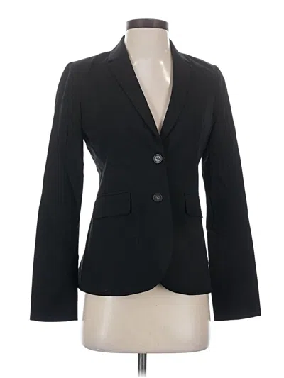 Pre-owned Banana Republic Wool Blazer Jacket In Black