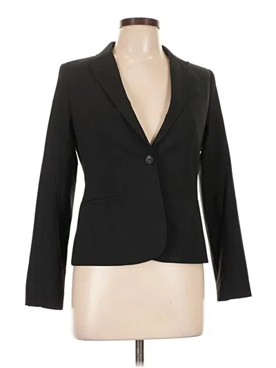 Pre-owned Banana Republic Wool Blazer Jacket In Black