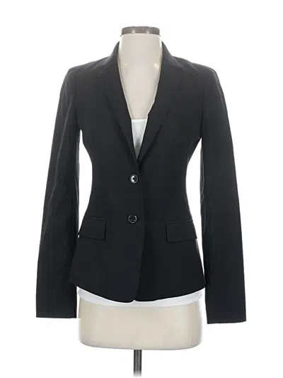 Pre-owned Banana Republic Wool Blazer Jacket In Black