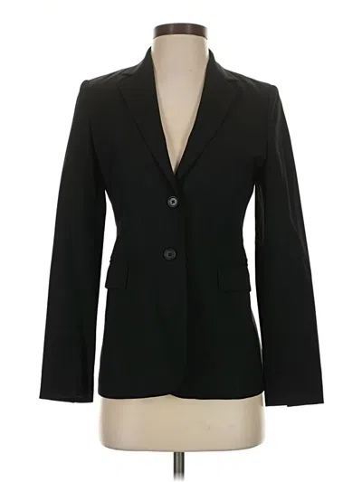 Pre-owned Banana Republic Wool Blazer Jacket In Black