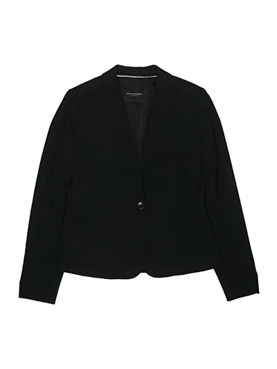 Pre-owned Banana Republic Kids' Wool Blazer Jacket In Black