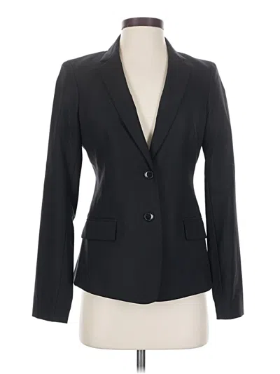 Pre-owned Banana Republic Wool Blazer Jacket In Black