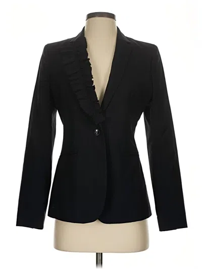 Pre-owned Banana Republic Wool Blazer Jacket In Black