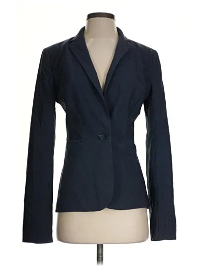 Pre-owned Banana Republic Wool Blazer Jacket In Blue