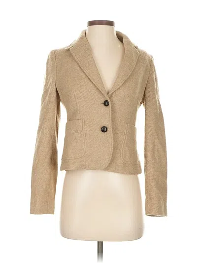 Pre-owned Banana Republic Wool Blazer Jacket In Brown