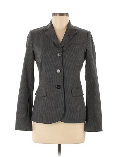 Pre-owned Banana Republic Wool Blazer Jacket In Gray