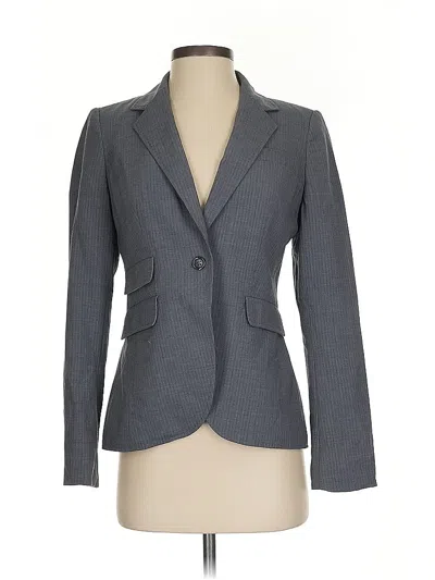 Pre-owned Banana Republic Wool Blazer Jacket In Gray