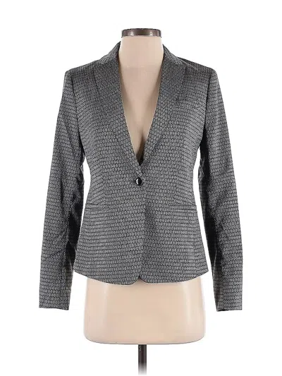 Pre-owned Banana Republic Wool Blazer Jacket In Gray